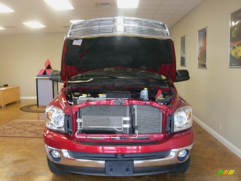 2007 Ram 1500 ST Quad Cab 4x4 - Inferno Red Crystal Pearl / Medium Slate Gray photo #15