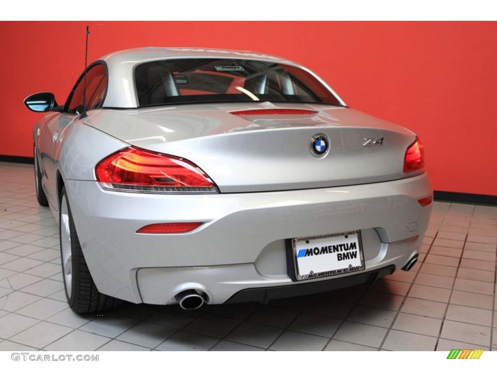 2011 Z4 sDrive35is Roadster - Titanium Silver Metallic / Black photo #13