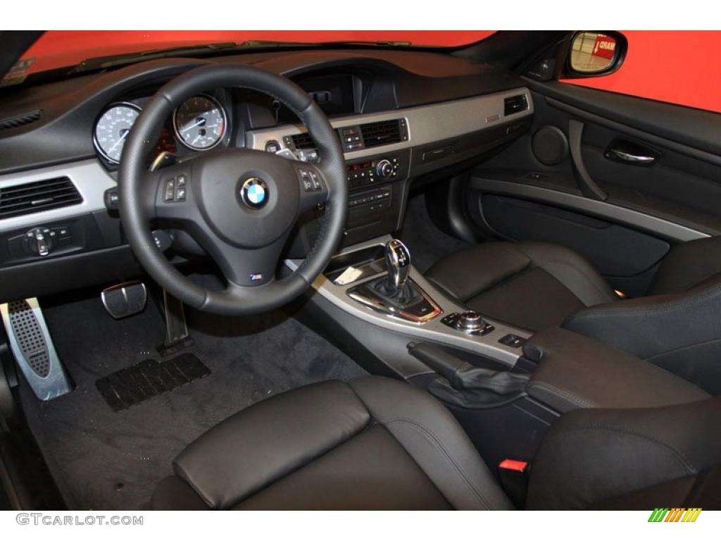 Black Interior 2011 BMW 3 Series 335is Convertible Photo #39486261