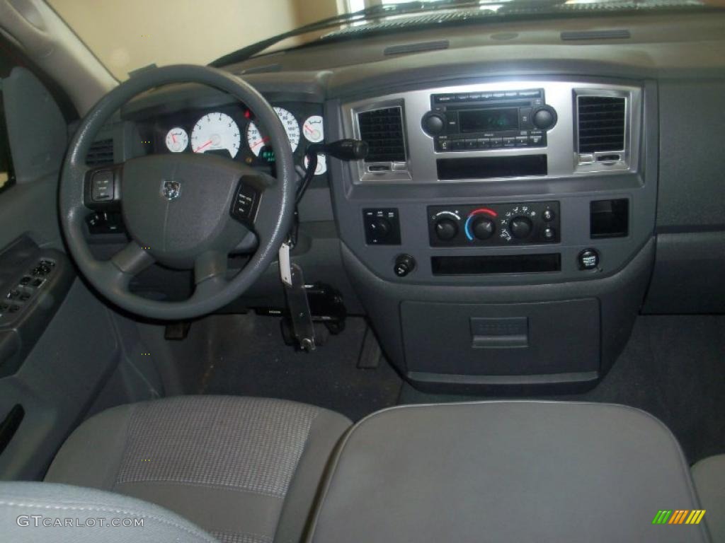 2007 Ram 1500 ST Quad Cab 4x4 - Inferno Red Crystal Pearl / Medium Slate Gray photo #25