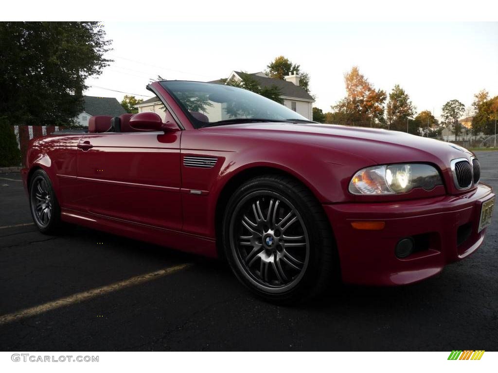 2003 M3 Convertible - Imola Red / Imola Red photo #3