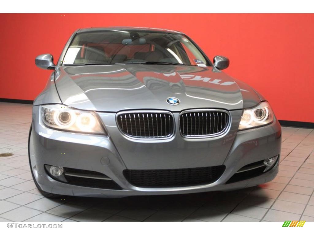 2011 3 Series 335i Sedan - Space Gray Metallic / Beige photo #13