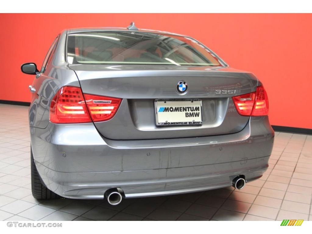 2011 3 Series 335i Sedan - Space Gray Metallic / Beige photo #15