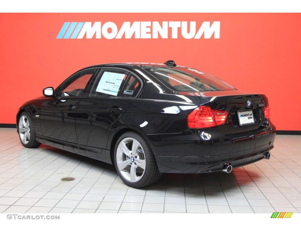 2011 3 Series 335i Sedan - Black Sapphire Metallic / Black photo #3