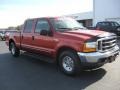 2000 Bright Amber Metallic Ford F250 Super Duty XL Crew Cab #39431166