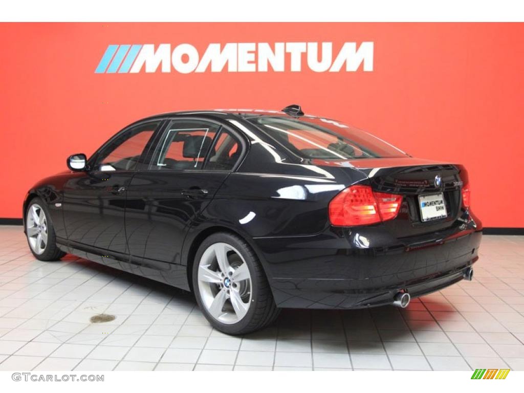 2011 3 Series 335i Sedan - Black Sapphire Metallic / Black photo #3