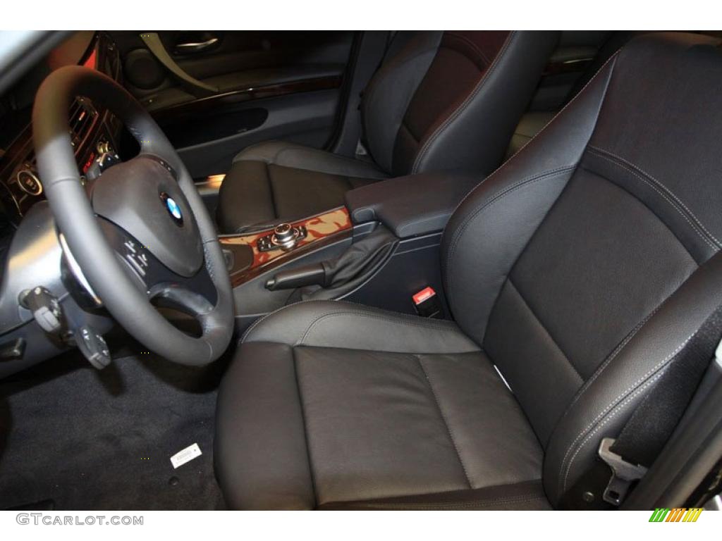 2011 3 Series 335i Sedan - Black Sapphire Metallic / Black photo #5