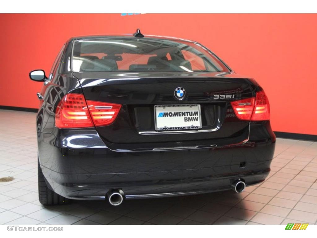 2011 3 Series 335i Sedan - Black Sapphire Metallic / Black photo #15