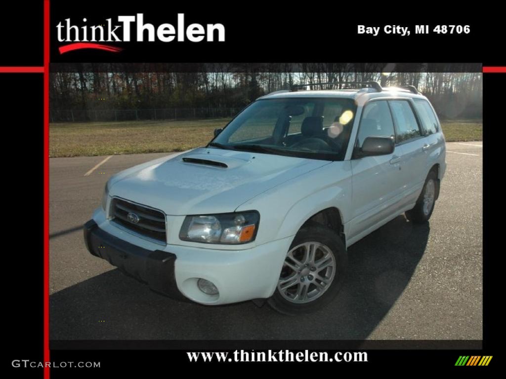 2004 Forester 2.5 XT - Aspen White / Gray photo #1