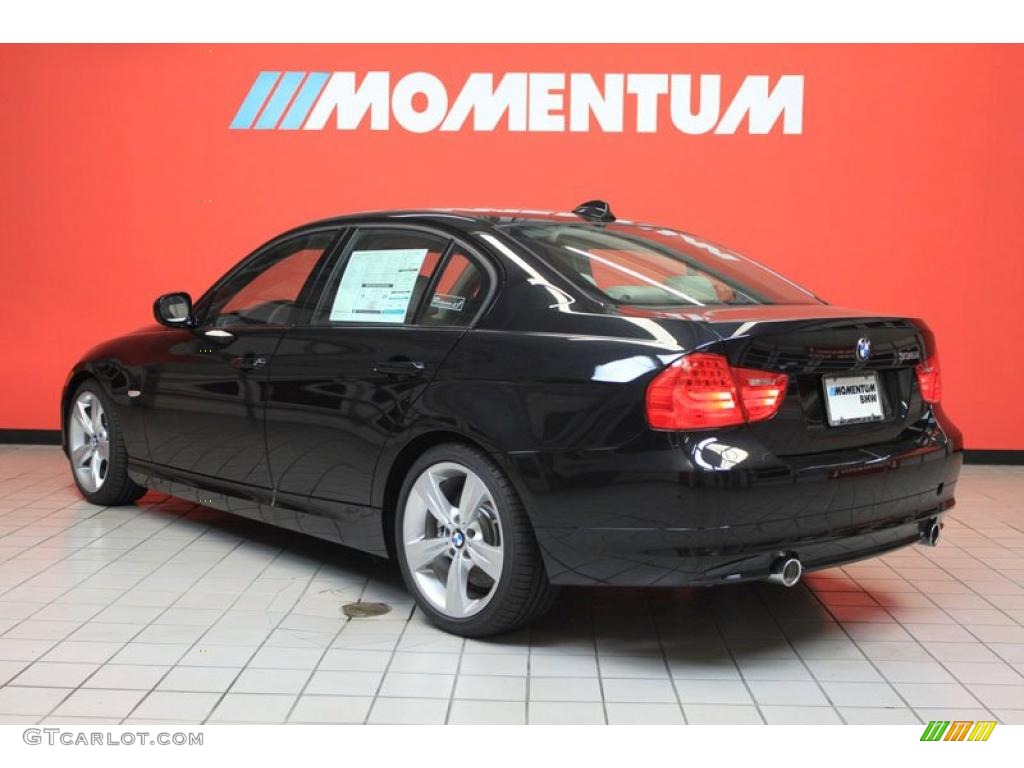 2011 3 Series 335i Sedan - Black Sapphire Metallic / Oyster/Black Dakota Leather photo #3