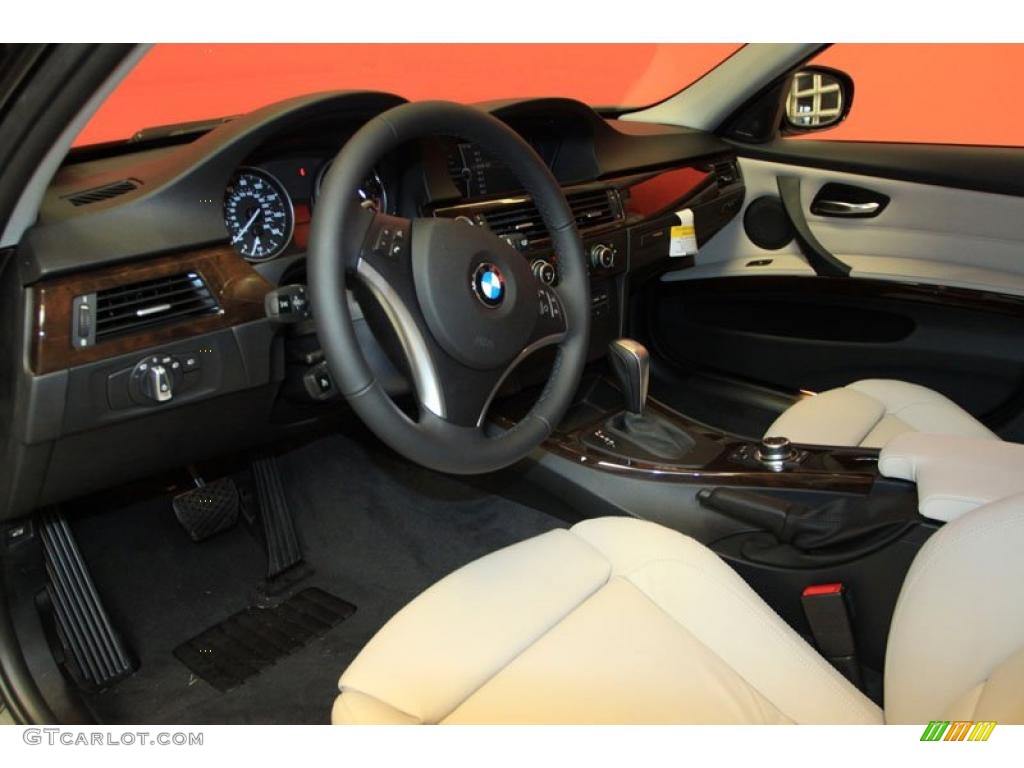 2011 3 Series 335i Sedan - Black Sapphire Metallic / Oyster/Black Dakota Leather photo #4