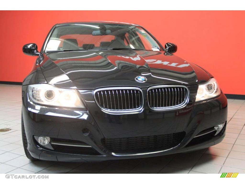 2011 3 Series 335i Sedan - Black Sapphire Metallic / Oyster/Black Dakota Leather photo #13