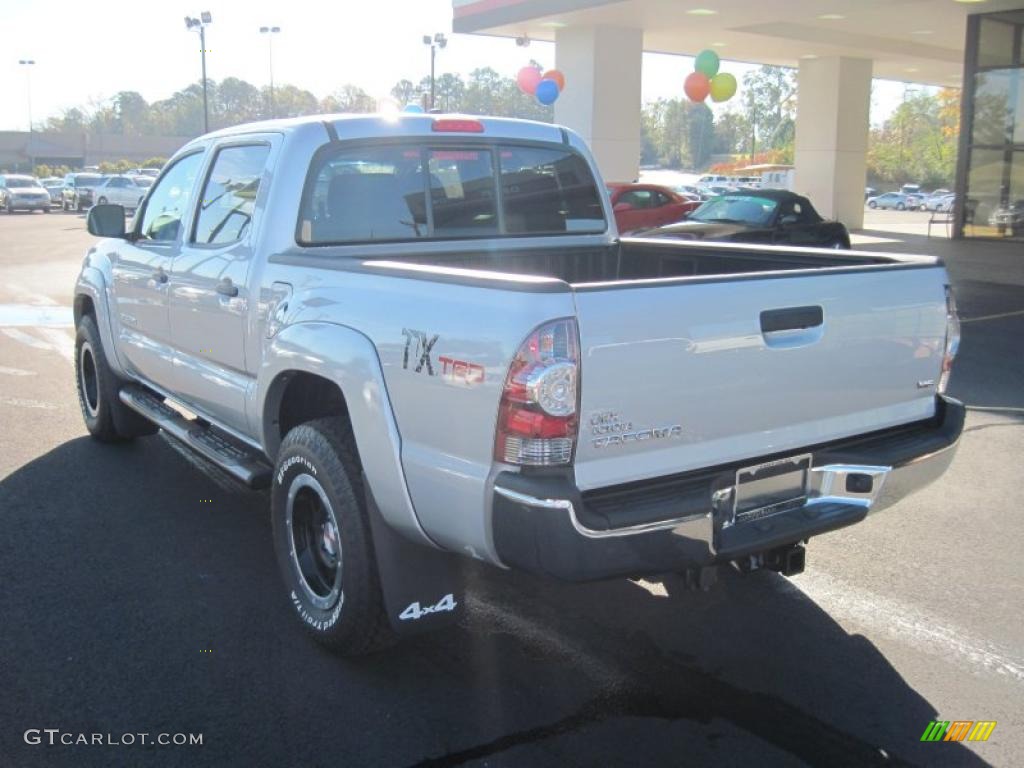 Silver Streak Mica 2011 Toyota Tacoma TX Double Cab 4x4 Exterior Photo #39488676