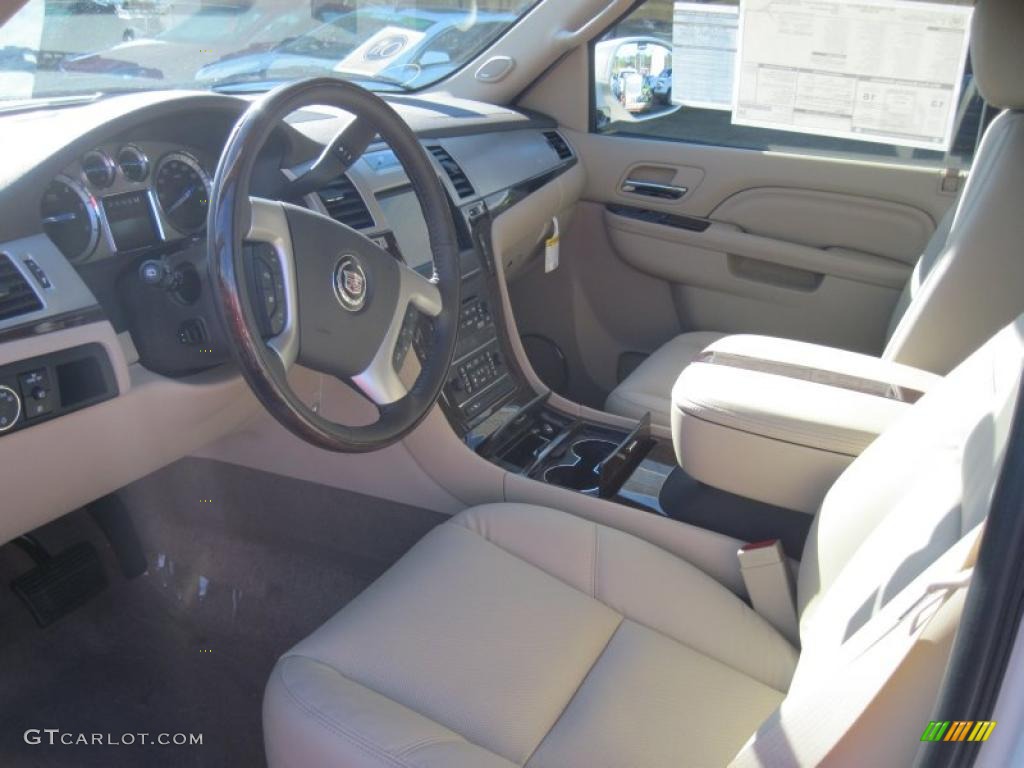 Cashmere/Cocoa Interior 2011 Cadillac Escalade ESV Luxury AWD Photo #39489068