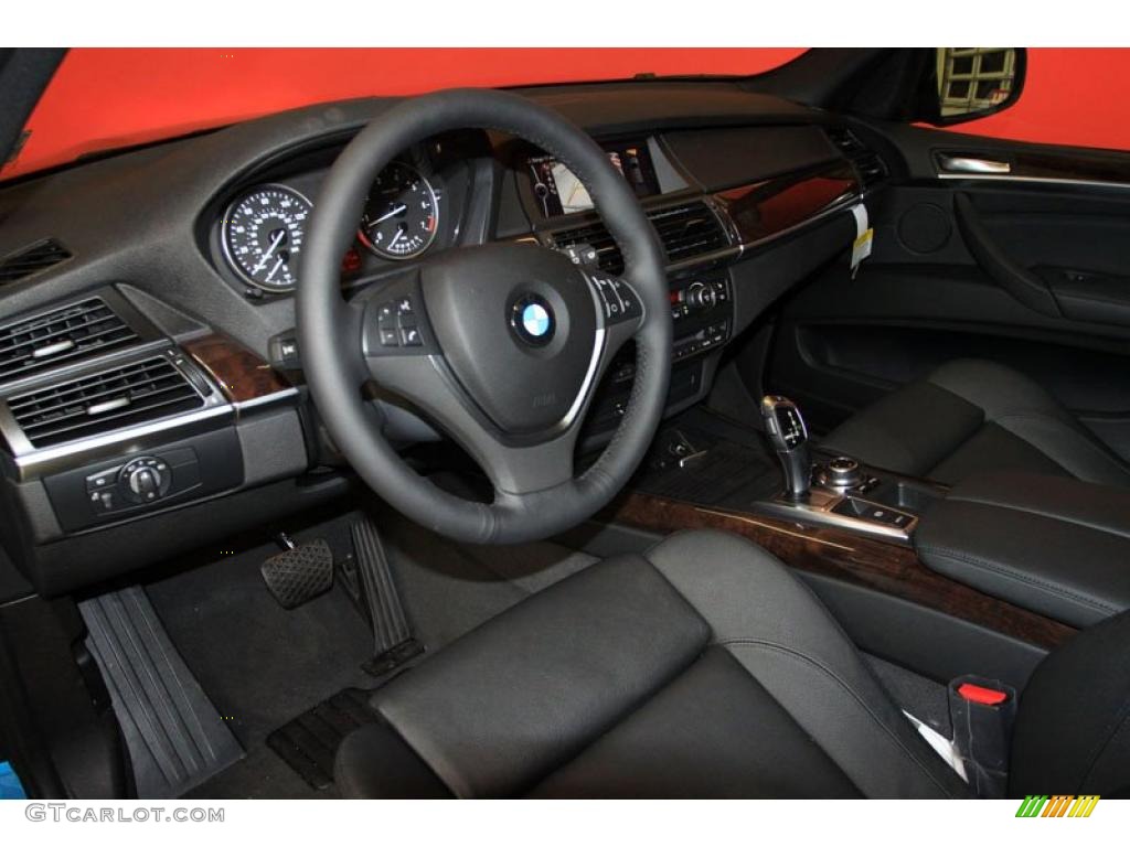 Black Interior 2011 BMW X5 xDrive 50i Photo #39489272