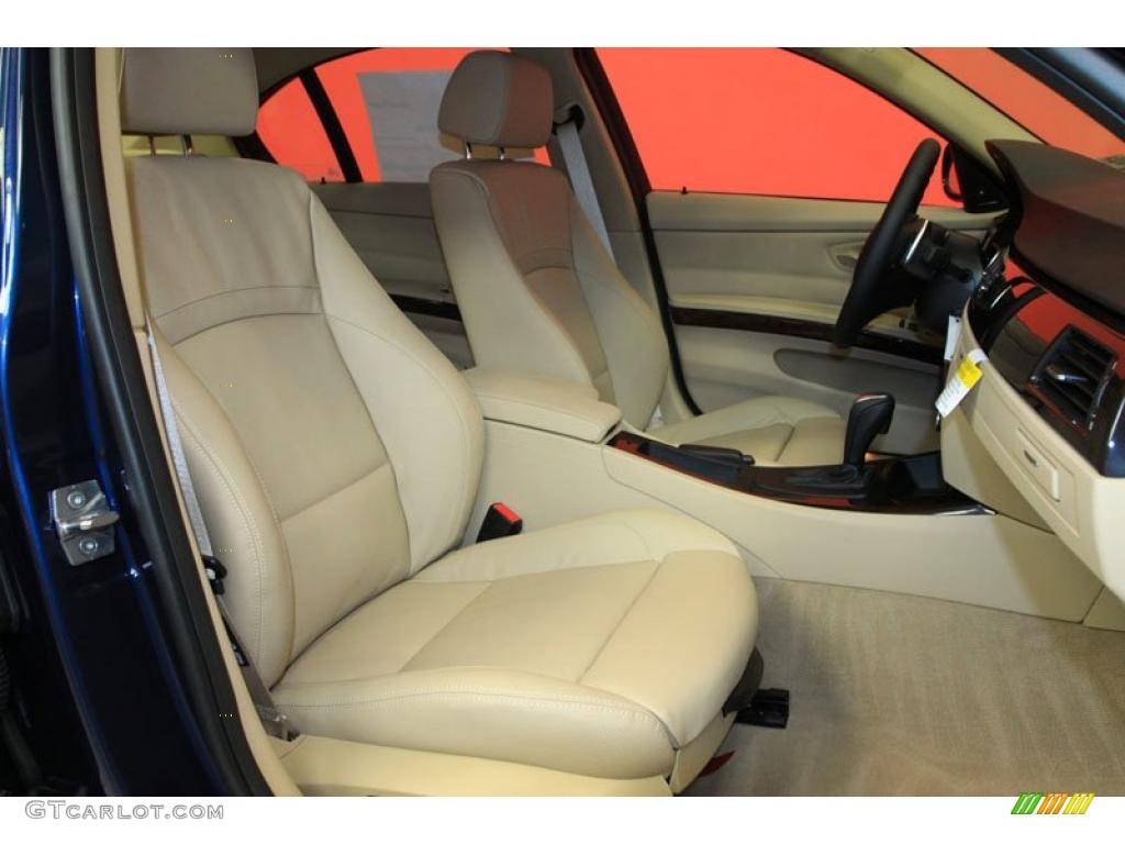2011 3 Series 328i Sedan - Deep Sea Blue Metallic / Beige photo #9