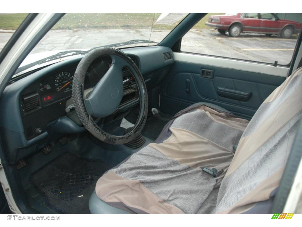 1993 Pickup Regular Cab - White / Blue photo #11