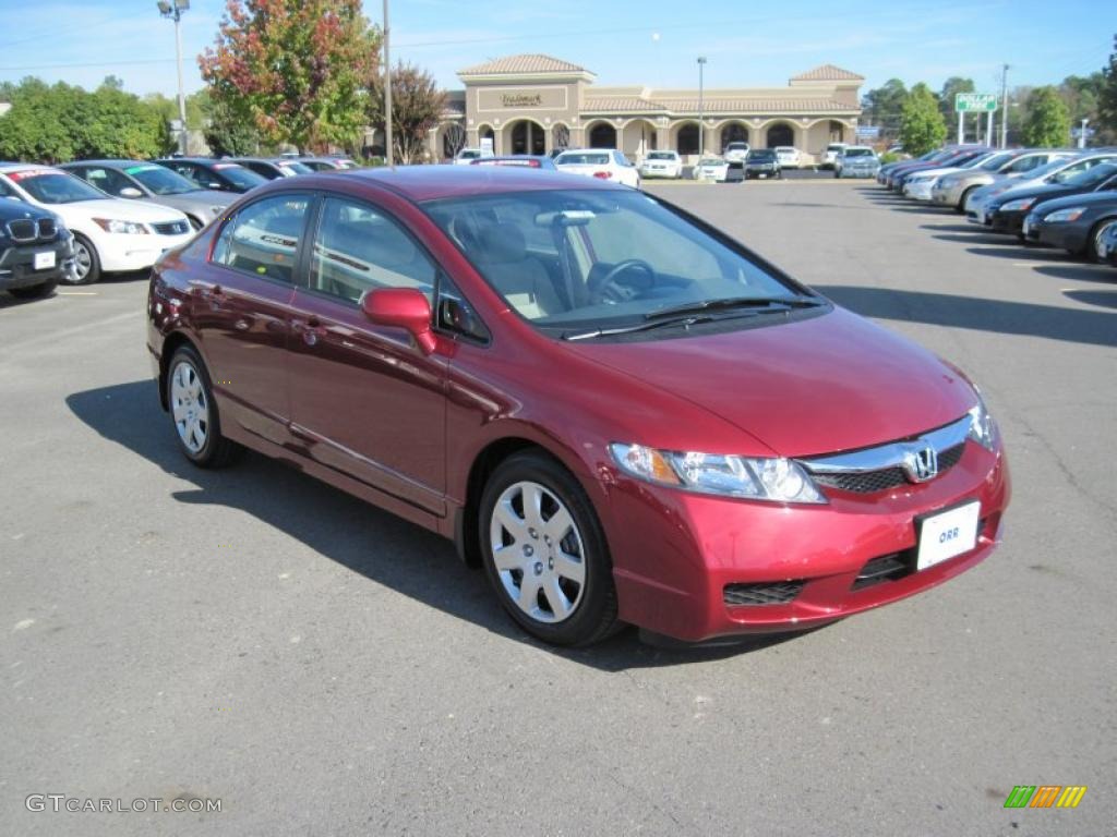 Tango Red Pearl 2011 Honda Civic LX Sedan Exterior Photo #39490192