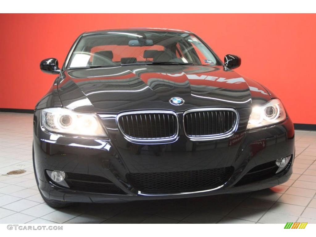 2011 3 Series 328i Sedan - Jet Black / Oyster/Black Dakota Leather photo #13
