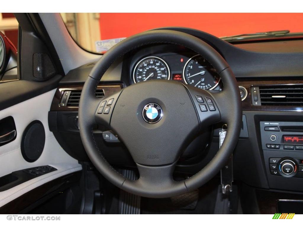 2011 3 Series 328i Sedan - Jet Black / Oyster/Black Dakota Leather photo #14