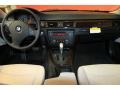 2011 BMW 3 Series Oyster/Black Dakota Leather Interior Dashboard Photo