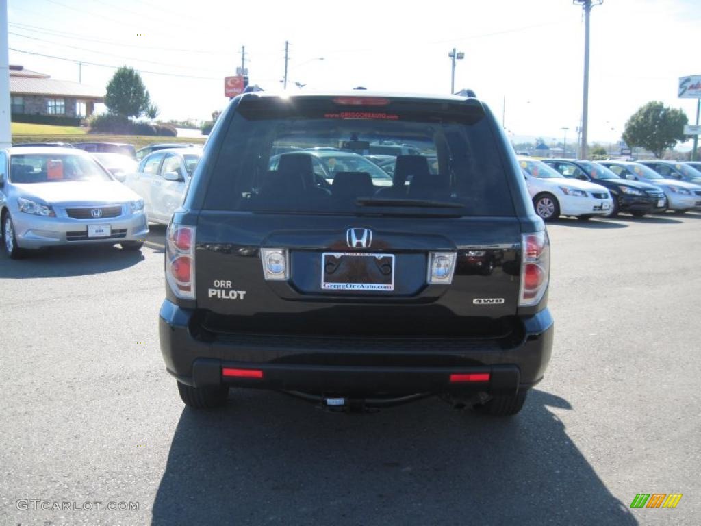 2008 Pilot EX-L 4WD - Formal Black / Saddle photo #4