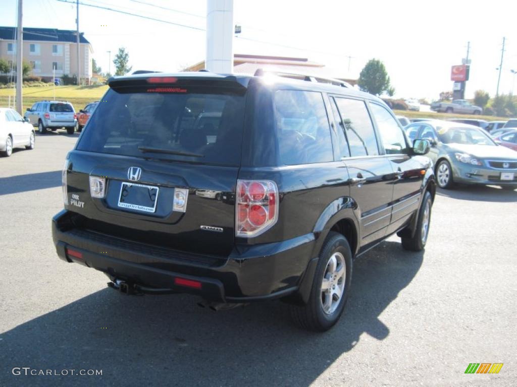 2008 Pilot EX-L 4WD - Formal Black / Saddle photo #5