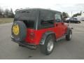 2001 Flame Red Jeep Wrangler Sport 4x4  photo #4