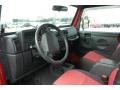 2001 Flame Red Jeep Wrangler Sport 4x4  photo #11