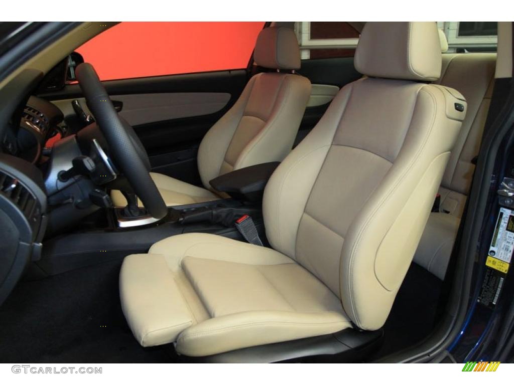 Savanna Beige Interior 2011 BMW 1 Series 135i Coupe Photo #39490844