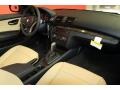 2011 BMW 1 Series Savanna Beige Interior Dashboard Photo