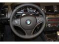 2011 BMW 1 Series Savanna Beige Interior Steering Wheel Photo