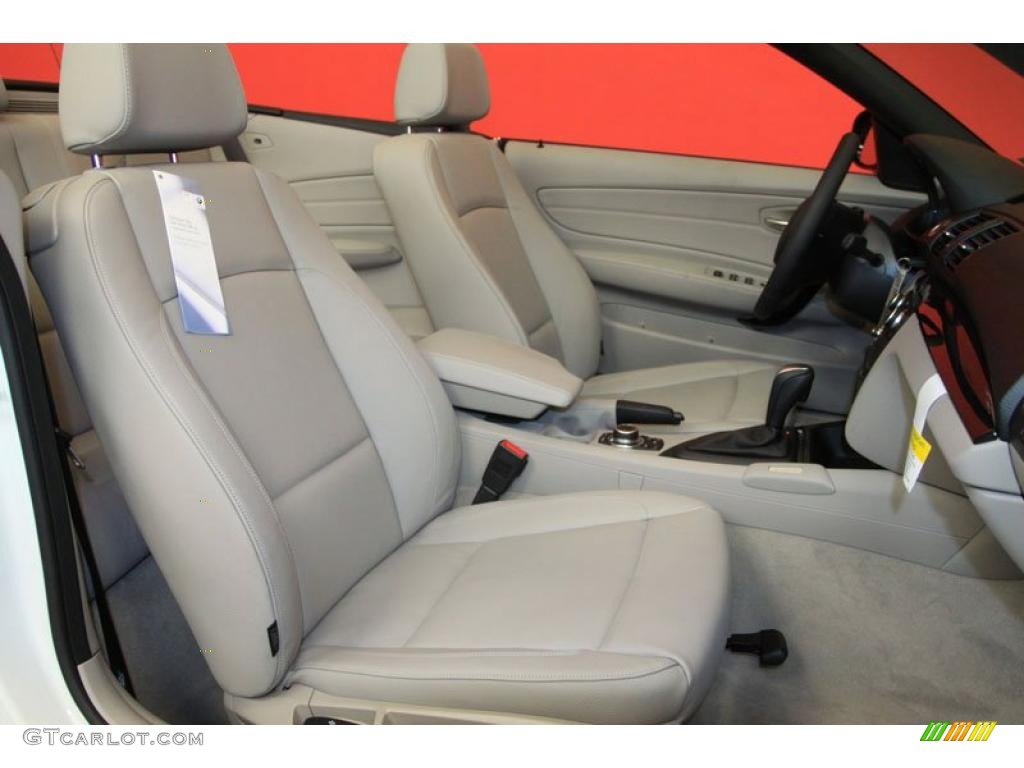 Gray Interior 2011 BMW 1 Series 128i Convertible Photo #39492740