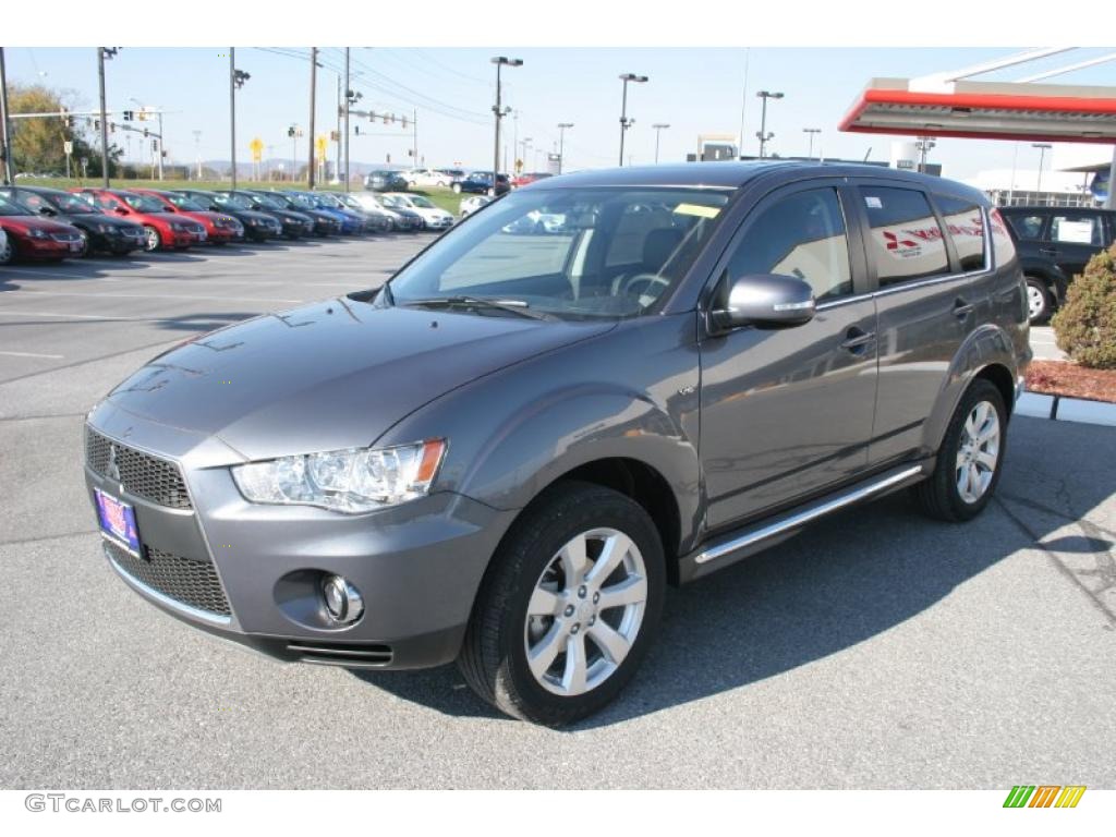 2011 Outlander GT AWD - Graphite Gray Pearl / Black photo #2
