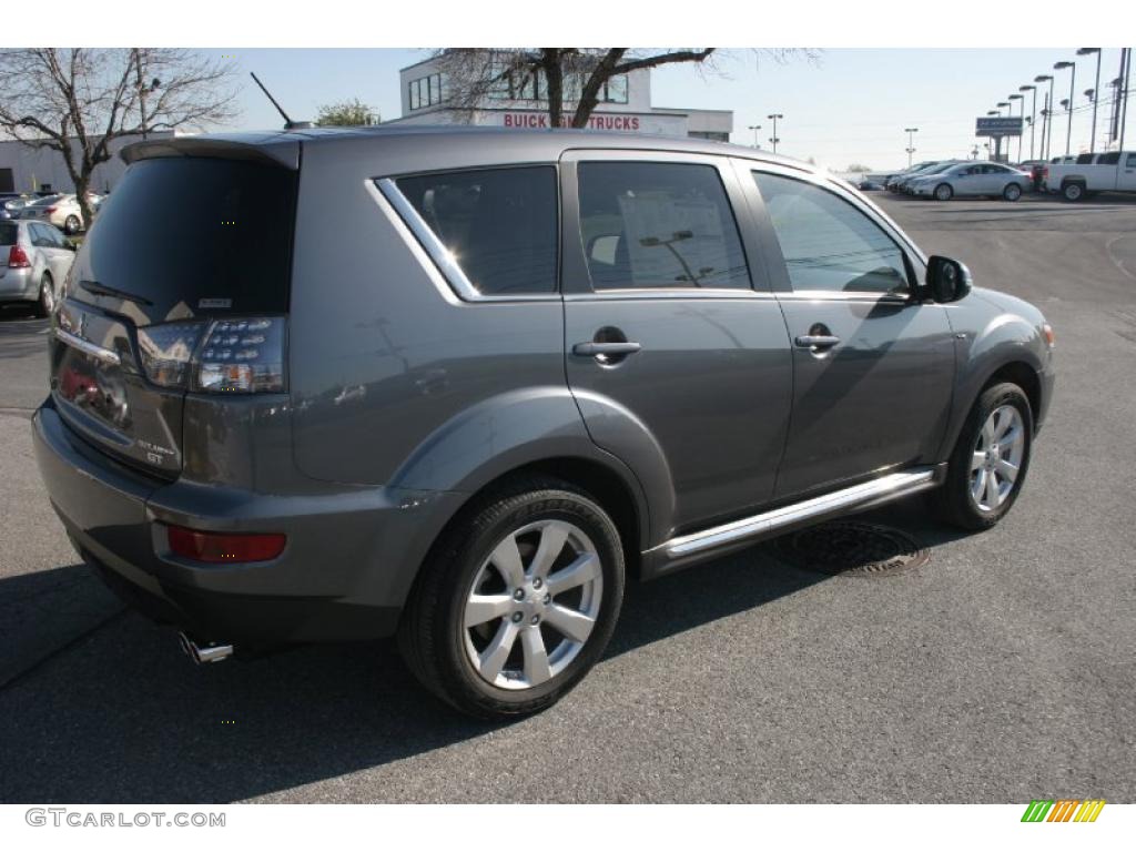 2011 Outlander GT AWD - Graphite Gray Pearl / Black photo #6