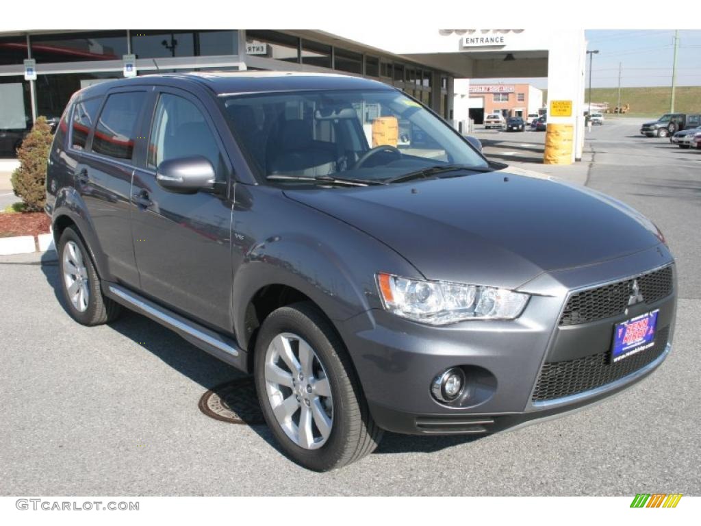 Graphite Gray Pearl 2011 Mitsubishi Outlander GT AWD Exterior Photo #39494432