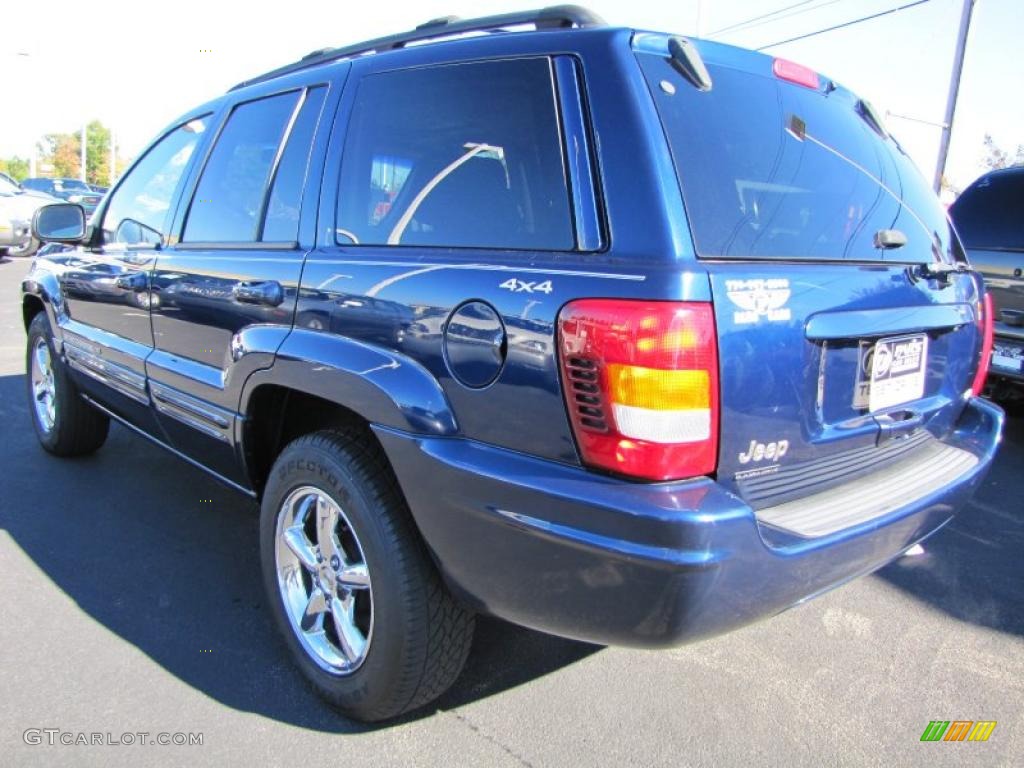 2001 Grand Cherokee Limited 4x4 - Patriot Blue Pearl / Taupe photo #2