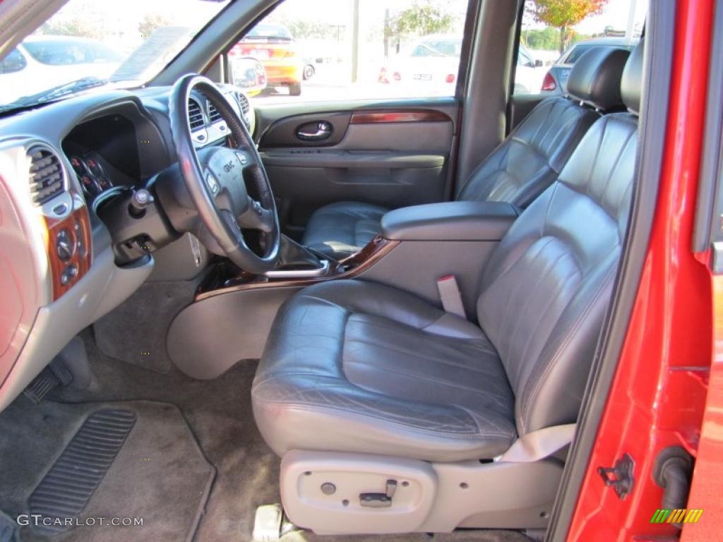2002 Envoy SLT - Fire Red / Dark Pewter photo #6