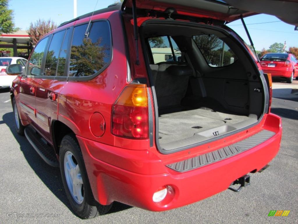 2002 Envoy SLT - Fire Red / Dark Pewter photo #10