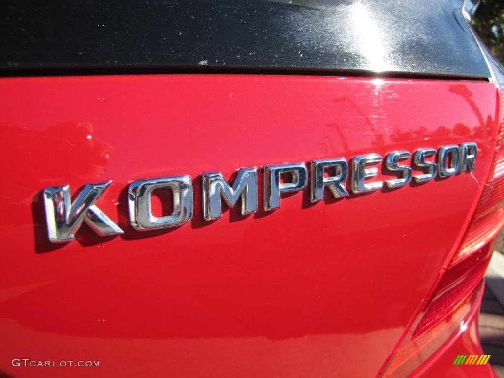 2003 C 230 Kompressor Coupe - Magma Red / Charcoal photo #11
