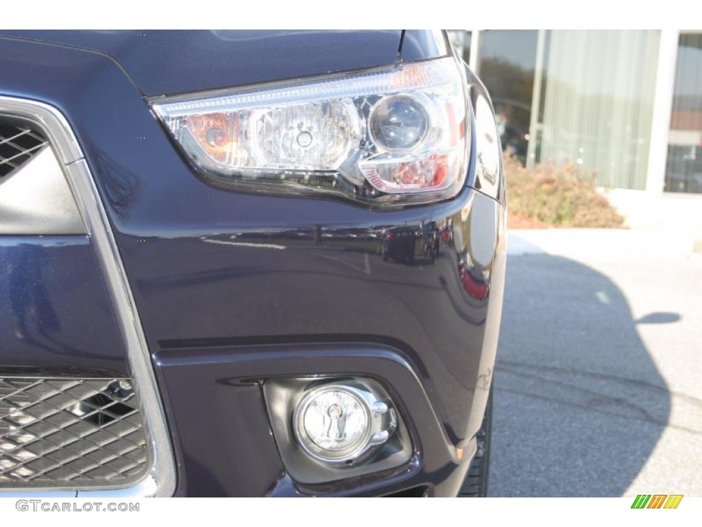 2011 Outlander Sport SE 4WD - Cosmic Blue Metallic / Black photo #7