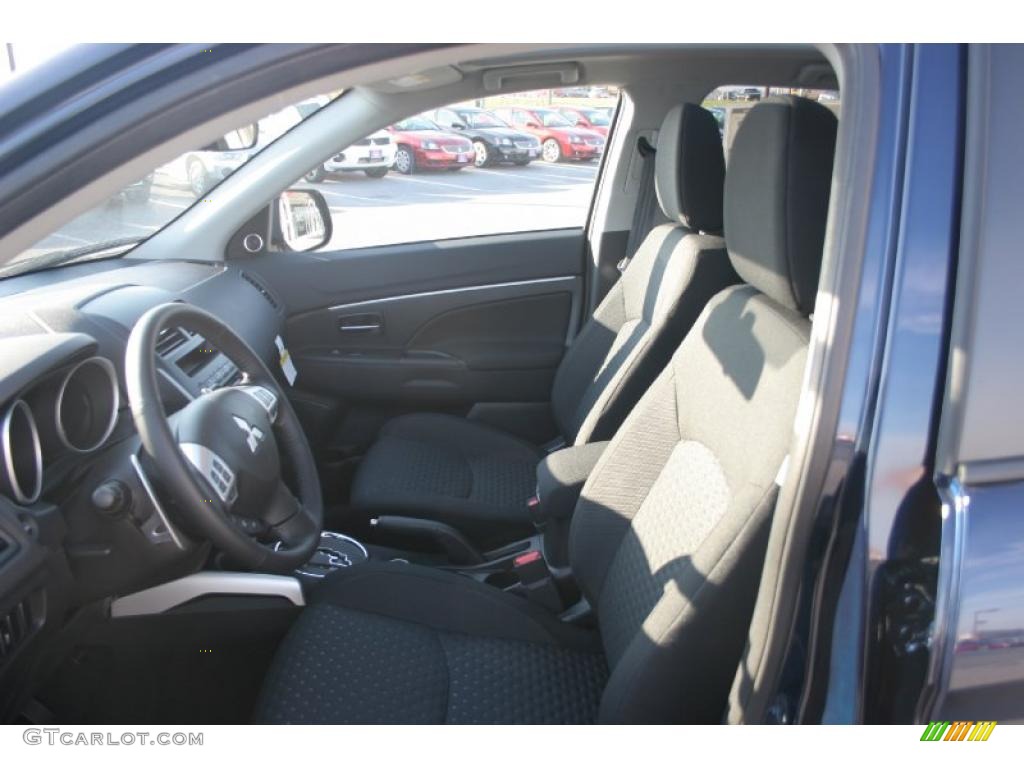 2011 Outlander Sport SE 4WD - Cosmic Blue Metallic / Black photo #10