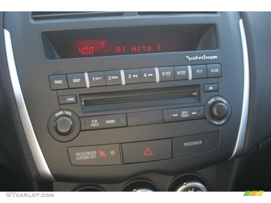 2011 Outlander Sport SE 4WD - Cosmic Blue Metallic / Black photo #15