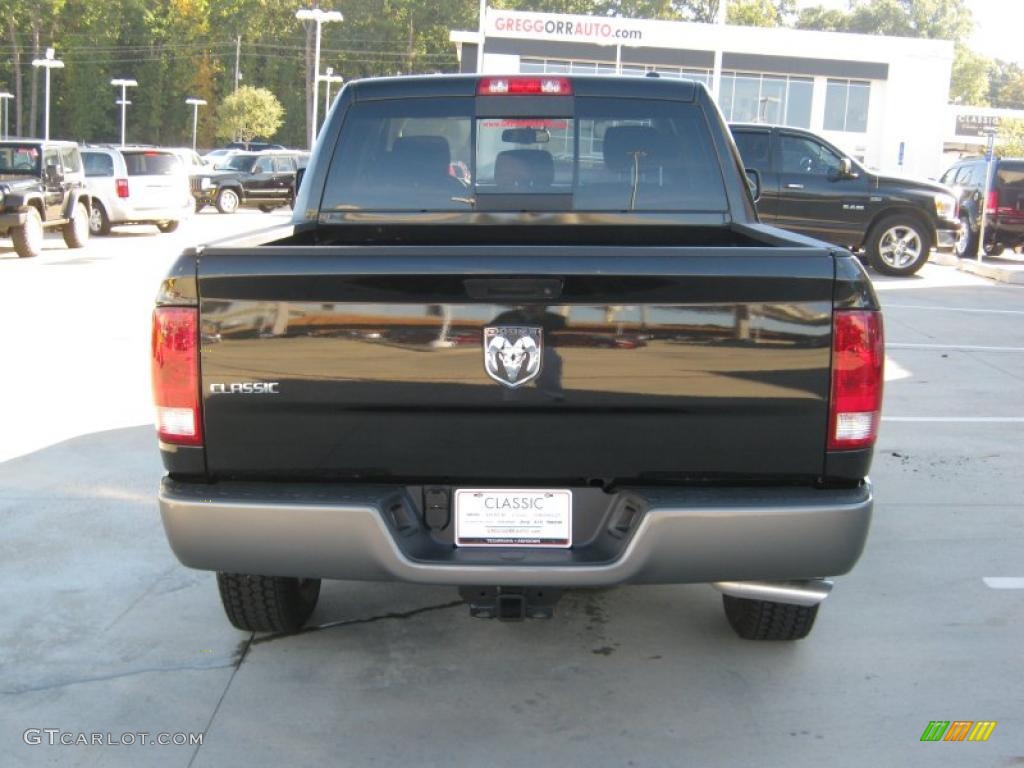 2010 Ram 1500 TRX4 Crew Cab 4x4 - Brilliant Black Crystal Pearl / Dark Slate/Medium Graystone photo #4