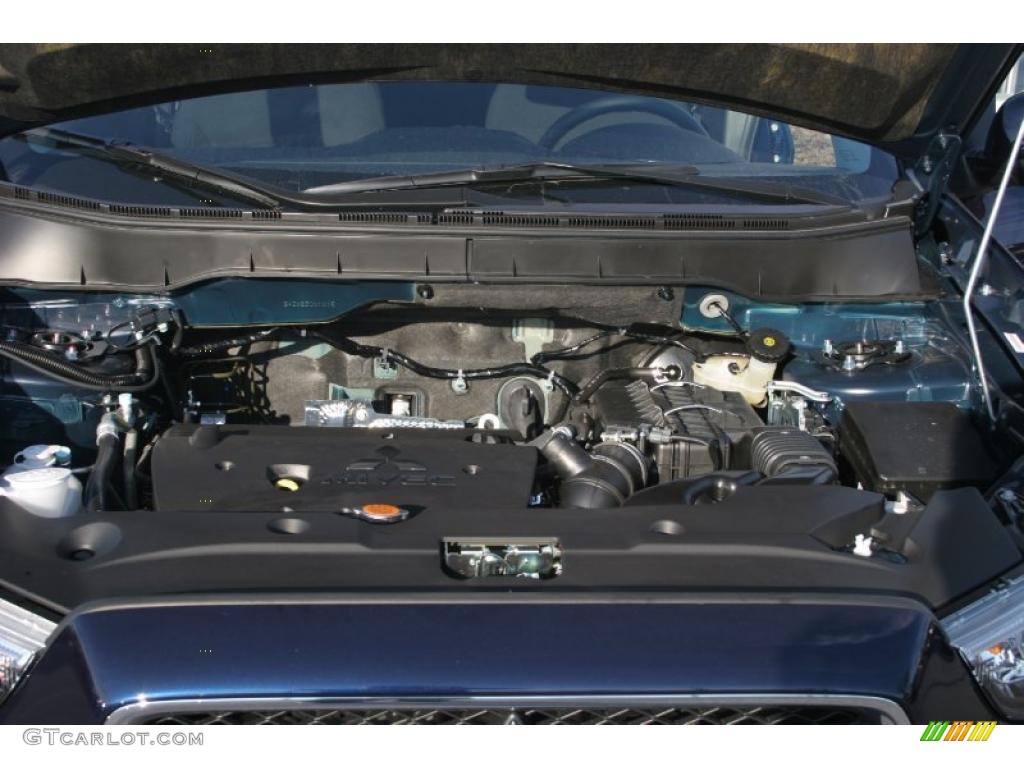 2011 Outlander Sport SE 4WD - Cosmic Blue Metallic / Black photo #27