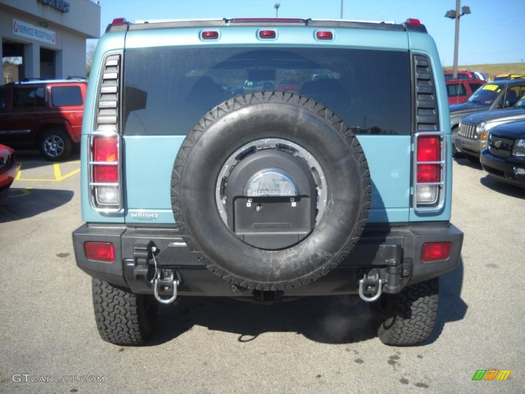 2007 H2 SUV - Glacier Blue Metallic / Ebony Black photo #3