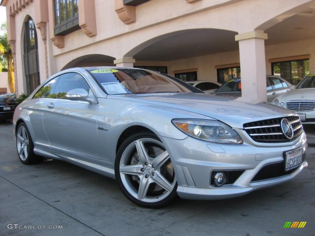 Iridium Silver Metallic 2008 Mercedes-Benz CL 63 AMG Exterior Photo #39499253