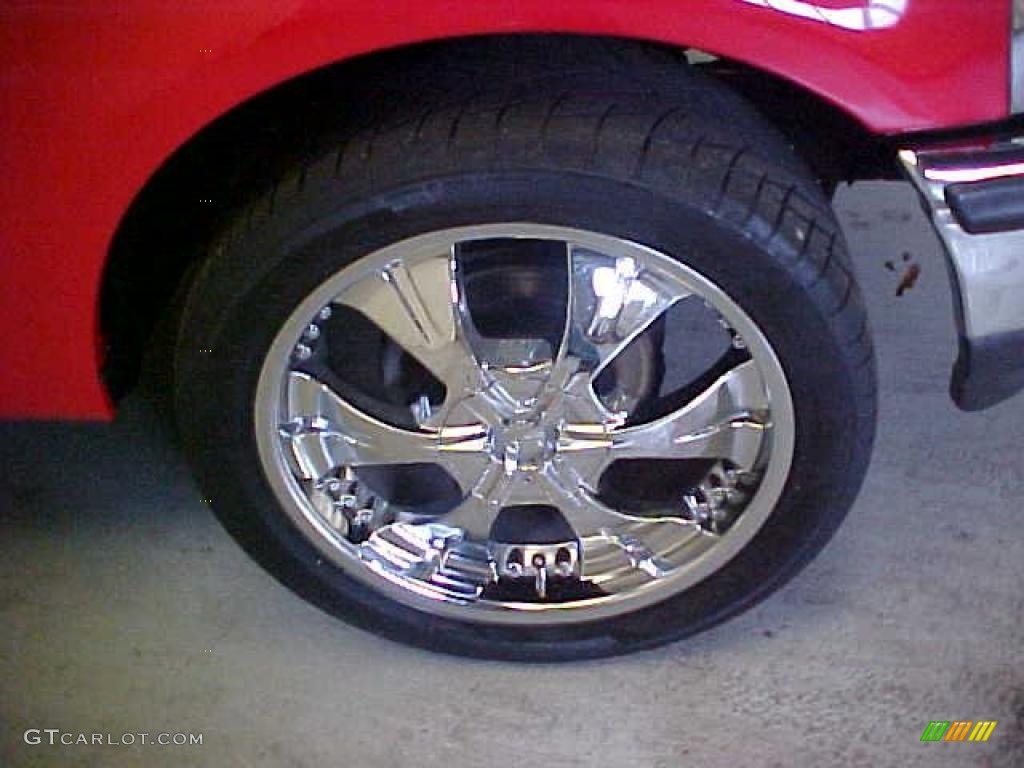 1998 F150 Regular Cab - Bright Red / Medium Graphite photo #5