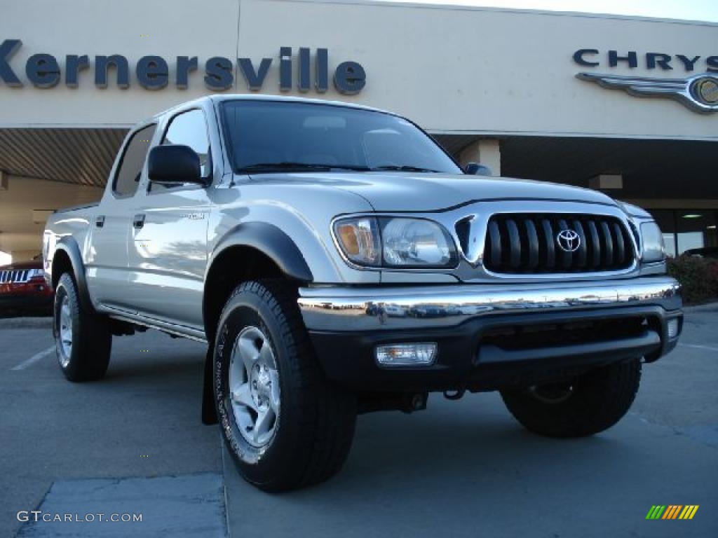 2003 Tacoma PreRunner TRD Double Cab - Lunar Mist Silver Metallic / Charcoal photo #1