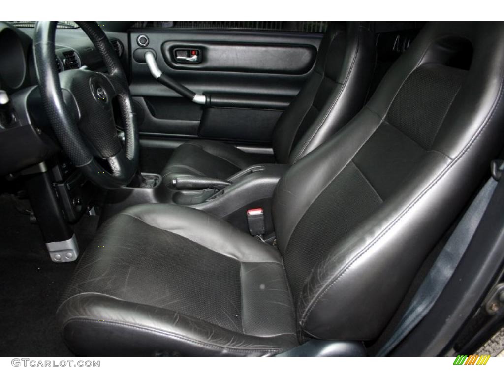 Black Interior 2005 Toyota MR2 Spyder Roadster Photo #39505084